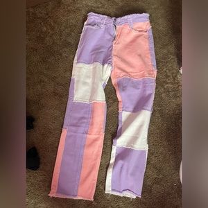 Pink purple pants